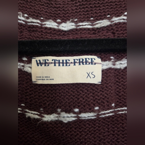 NWOT | We The Free Spot On Polo | Aubergine Combo XS - Picture 6 of 8